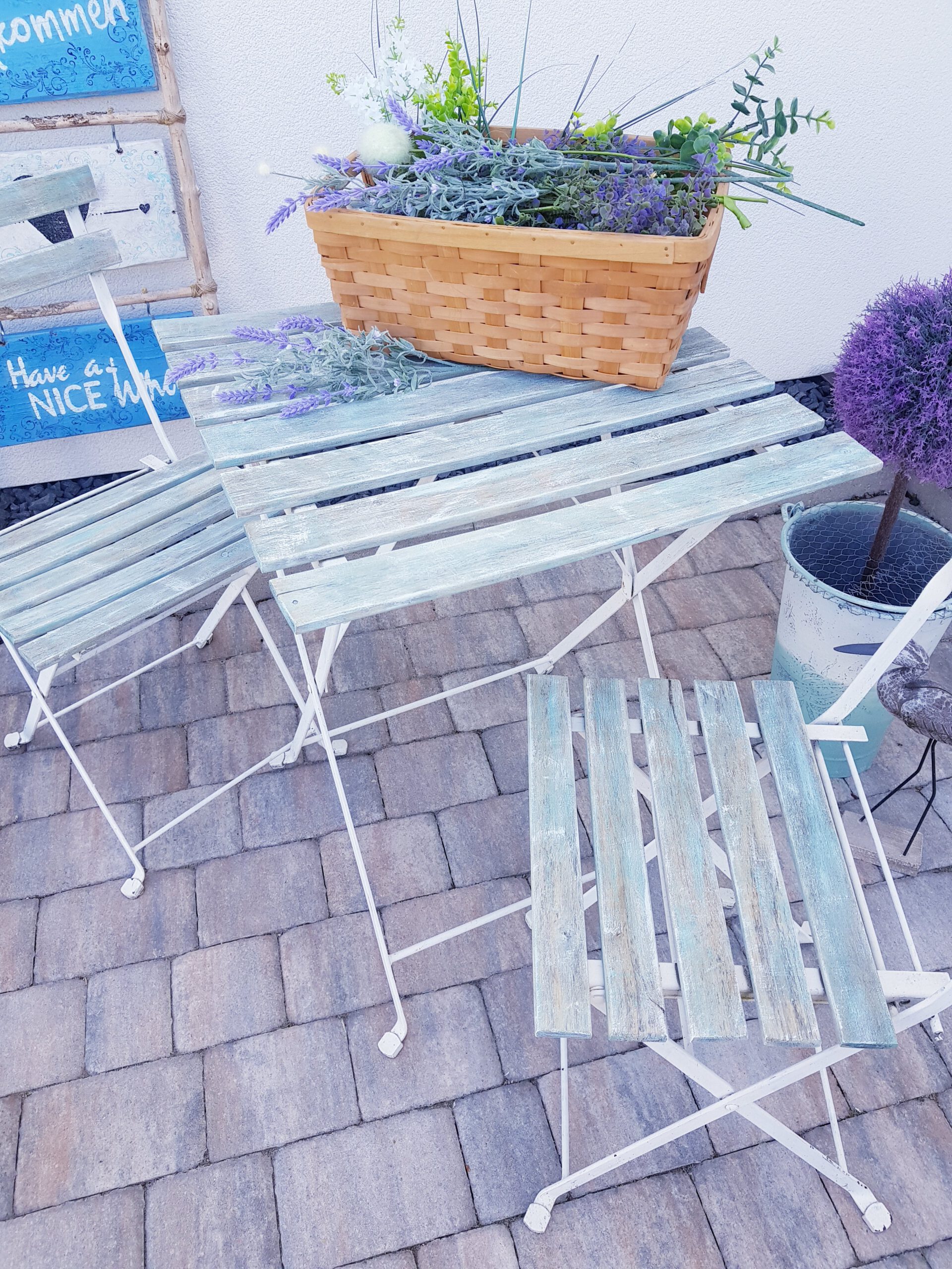 Möbel im SaltWash Look mit Kreidefarbe streichen